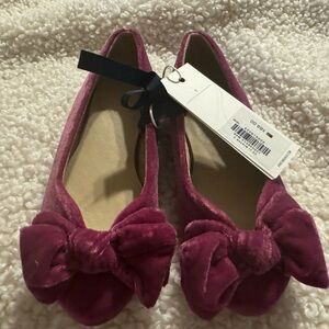 NWT Velvet Flats